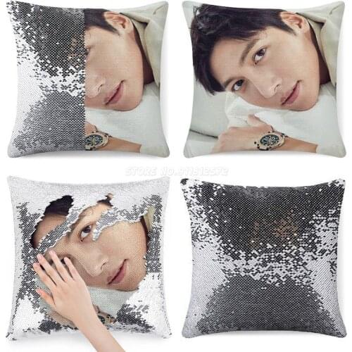 Ji Chang Wook Sequin Pillowcase Cafe Home Decor Color Changing Pillowcase Ji Chang Wook Kdrama Actors Korea Actor Actor Oppa K2