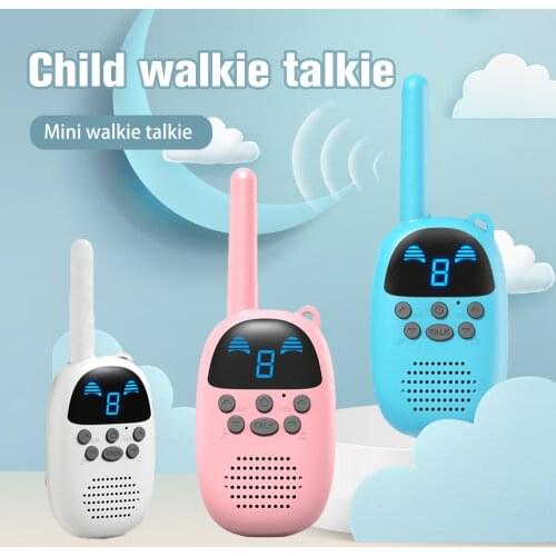 NEW Mini Walkie Talkie Kids Toy Walkie Child Phone Children Handheld Two Way Radio 0.5W Portable UHF Intercom Christmas gifts