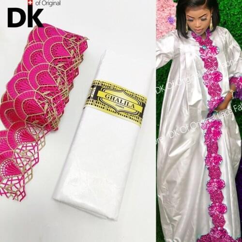 New Style!!! 2021 New Desing African Lace High Quality Bazin Riche Fabric With Ribbon For DIY Senegal Wedding Bride Dress
