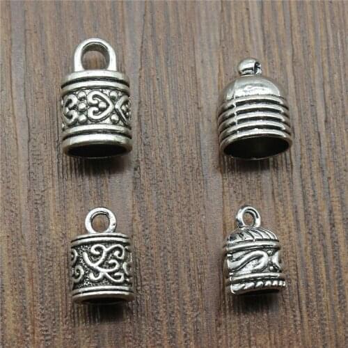 Tassel Cap Charms Tassel Cap Pendants Jewelry Making Tassel Cap Charms For Bracelet Making Antique Silver Color Designer Charms