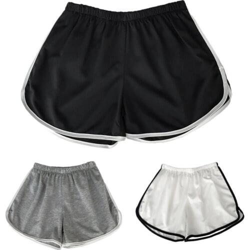 Summer Women Sports Shorts Casual Patchwork Body Fitness Workout Stretch Skinny Slim Shorts Female Elastic Beach Short Hot 2021