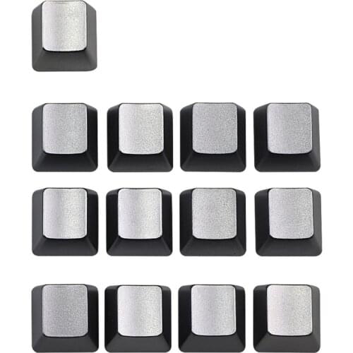 Replaceable No Words Mechanical Keyboard Metal Keycaps ESC QWERASDF Arrow Cross Shaft Key Cap