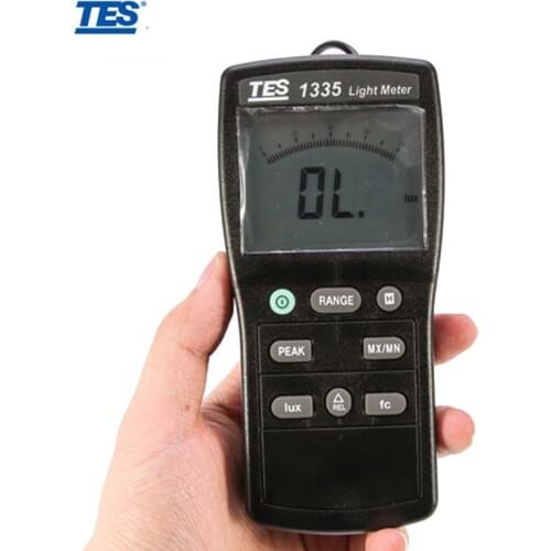 TES-1335 Digital Light Meter Lux Meter 4000 Counts illuminance meter metering instrument