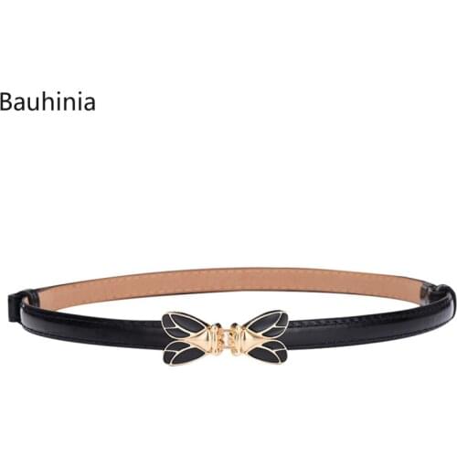 2021 Ladies All-match Thin Belt 1.4cm Simplicity Thin Belt Korean Fashion Designer Pink Honey Decorative Cummerbunds