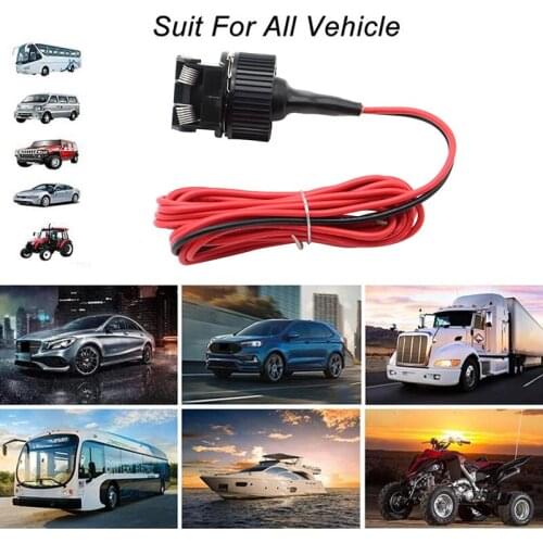 12V Power Plug Socket Adapter C-Igarette Lighter 120W Motorcycle Car Boat Tractor Accessories