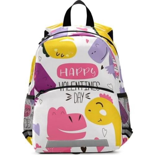 2021 New Children Backpacks Dinosaur Design Girls Boys School Bags Toddler Kids Neoprene Schoolbag Kindergarten Cartoon Pouch