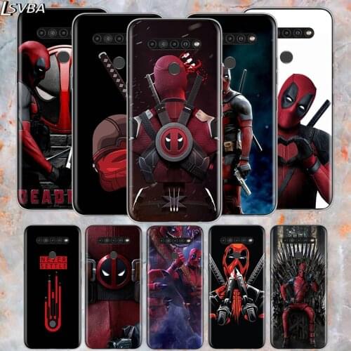 Deadpool Marvel Art For LG V60 V50S V50 G8X G8S G8 G7 ThinQ 5G K61 K51S K41S K30 K20 Q60 Q9 Soft Phone Case