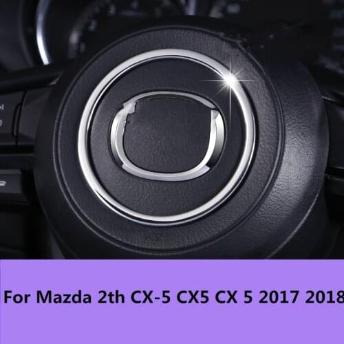 For Mazda 2th CX-5 CX5 CX 5 2017 2018 decorative circle sequins bright interior refit stickers Car accessories 1pcs