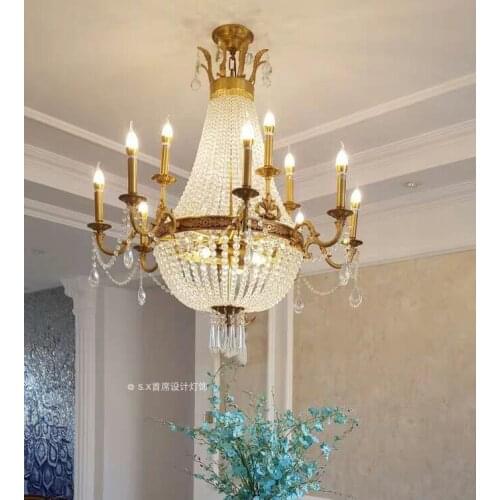 Guest dining room chandelier bedroom copper beautiful French cloakroom duplex building villa bar porch corridor crystal chandeli