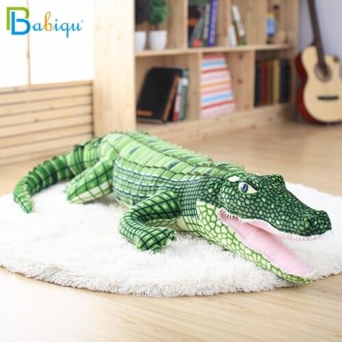 105/165cm Stuffed Animal Real Life Alligator Plush Toy Simulation Crocodile Dolls Kawaii Ceative Pillow for Children Xmas Gifts