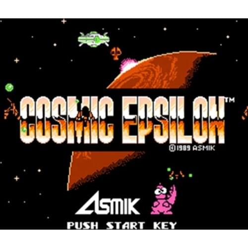 Cosmic Epsilon 60 Pins English Version Game Cartridge for 8 Bit 60pin Game Console