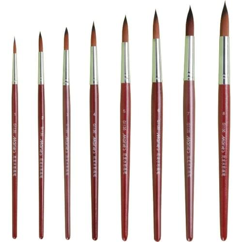 Maries Watercolor Brush Nylon Paint Brushes