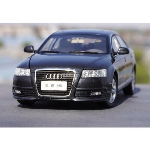 1/18 Metal alloy die-casting simulation car model FAW-Volkswagen Audi A6L 2009 Adult collection Toys for children Family display