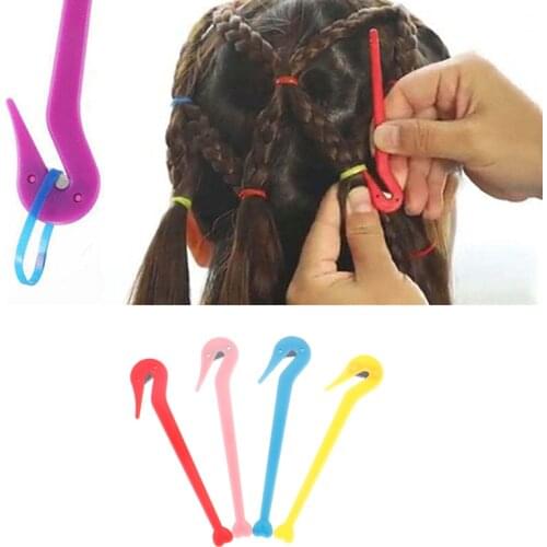 Fashion Durable Hair Bands Rubber Cutter For Girls Kids DIY Hair Styling Headwear Rubber Band Cutting Tool Hair Accessories