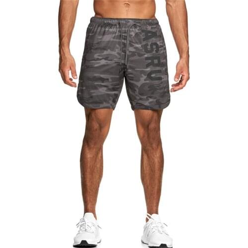 Camouflage Mens Running Shorts Training Shorts Workout Bodybuilding Gym Sports Men Clothing Male Fitness Jogging Training Shorts