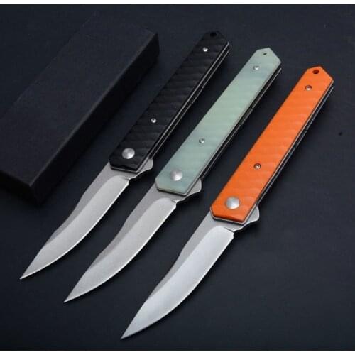 Trskt Kwaiken Hunting Knife 440C Blade With G10 Handle Camping Survival Folding Knife Multi Outdoor EDC Tool Dropshipping