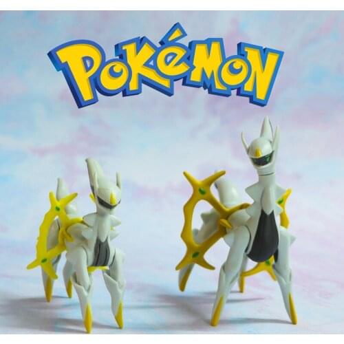 Genuine Pokemon Arceus Joints Movable Cute Joints Movable Action Figure Model Toys