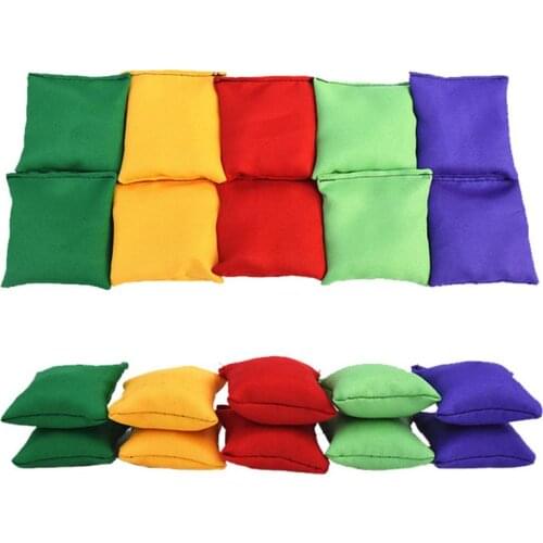 Drop Ship. 2pcs Nylon Bean Bags Fun Sports Outdoor Family Games Bean Bag Toss Carnival Toy