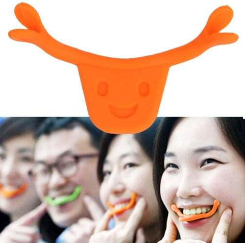 New Smile Maker Silicone Smile Braces Face Line Mouth Shape Muscles Brace Stretching Lifting Training Trainer Random Color