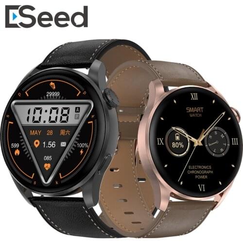 ESeed Smart Watch 3 men 1.36 inch 390*390 HD Screen Wireless Charging Bluetooth Call 5Menu ECG IP68 Waterproof For Android IOS
