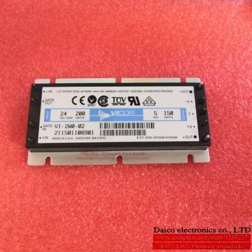 VI-2W0-02 VICOR Power module DC-DC converter module VI-2W0-02 DC24V-5V150W30A isolated power supply module