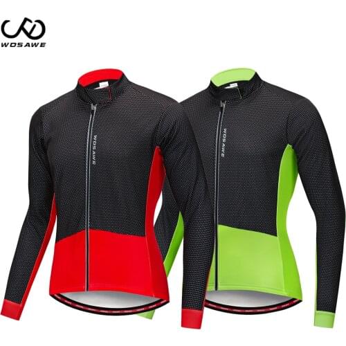 WOSAWE Winter Cycling Jacket Windproof Waterproof Thermal Lengthen warm Men Reflective Warm MTB Bike Bicycle Jacket