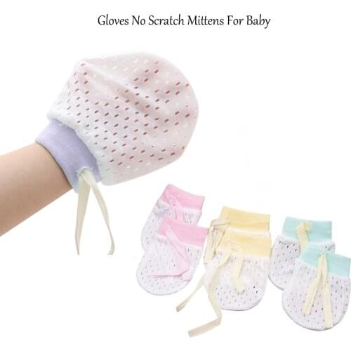 1 Pairs Newborn Baby Anti Scratching Soft Gloves Newborn Protection Face Scratch Mittens Infant Handguard Supplies Перчатки