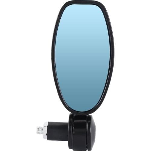 1Pair Motorcycle 7/8" Handle Bar End Rearview Side Mirrors Rotatable HD Vision Side Mirrors Rear View Mirrors Accessories