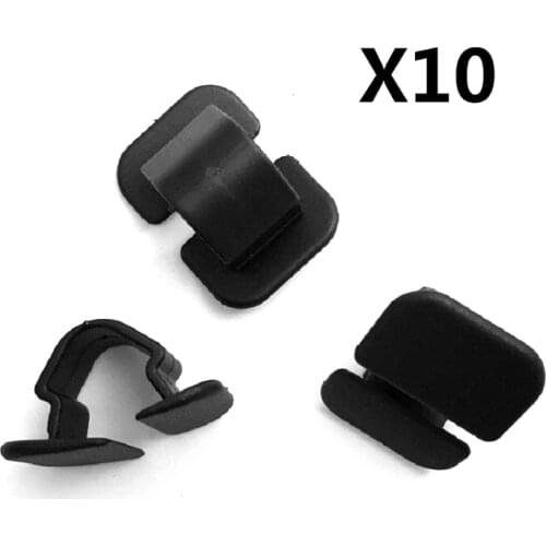 10X Clip Insulator Cover Clip Attaching Bonnet Seal for VW Caddy, Golf, Passat, Polo, Sharan. Vento Bonnet OEM: 86786384901C