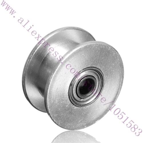 5pcs GT2 Timing Pulleys Bore 5mm Without Teeth OD:18mm T:9mm Synchronous Wheel With bearing For 3D Printer Accessories