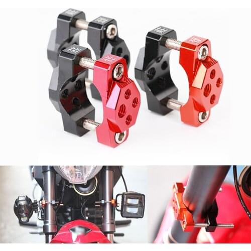 Motorcycle Handlebar Riser Accessories Clamp Bracket Adaptor For Spotlight/mirror/gps/phone Holder 32mm 42mm 54mm Universal