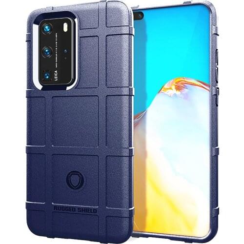 For Huawei P40 Pro Case Soft Silicone rugged shield shockproof Armor Protect Back Cover Case