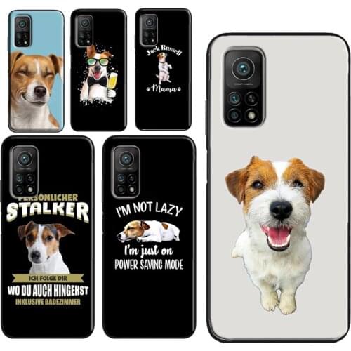 Jack Russell Terrier Face Puppy Dog Case For Xiaomi Mi 11 Note 10 Lite Mi 11 Ultra 10T Pro Phone Cover For POCO X3 Pro M3 F3