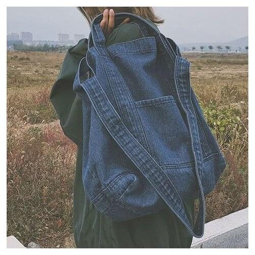 Denim Shoulder Hand Bag For Woman Shoulder Bag Crossbody 2019 New Casual Jeans Bags Women Handbags Denim Sac A Main Bolsos