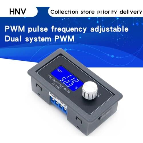 Signal Generator PWM Pulse Frequency Duty Cycle Adjustable Module LCD Display 1Hz-150Khz 3.3V-30V PWM Board Module Hand knob