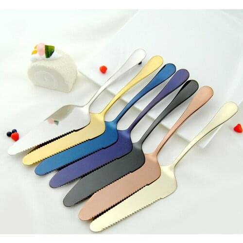 LIYIMENG 304 Stainless Steel Pizza Cheese Knife Butter Knife Pastry & Cake Spatula Dinnerware Tool Kitchen Accessories