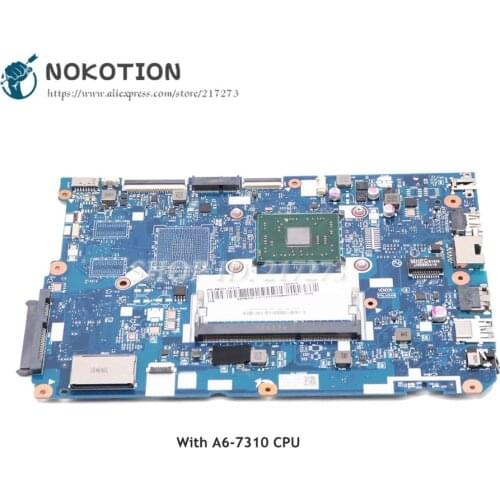 NOKOTION DG520 NM-B051 MAIN BOARD For Lenovo Ideapad 110-15ACL Laptop Motherboard with A6-7310 CPU DDR3
