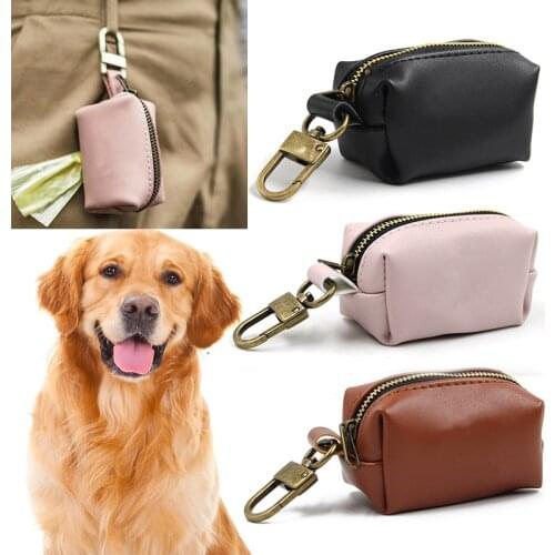 Pet Puppy Cat Pick Up Poop Bag Dispenser Portable Dog Poop Waste Bag Holder Outdoor Pets Supplies Garbage Bags Organizer 2021