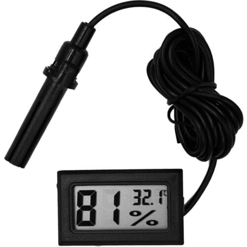 Mini Digital LCD Indoor Convenient Temperature Sensor Humidity Meter Thermometer Hygrometer Gauge humidity digital with Probe