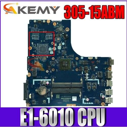 New ZAWBB LA-B291P For Lenovo B50-45 305-15ABM Laptop Motherboard FRU:5B20G37250 E1-6010 DDR3 100% Fully Tested&High quality