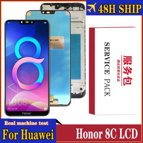 6.26 ''Original Display for Huawei Honor 8C LCD Display Touch Screen Assembly Honor 8C Screen BKK-LX2 BKK-LX1 BKK-L2 Repair