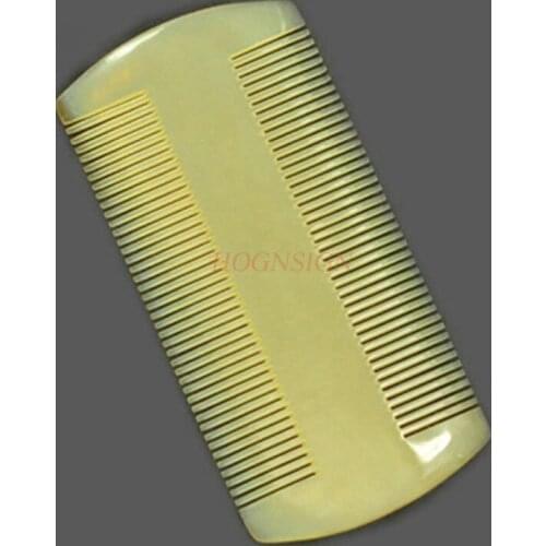 Dandruff comb Micro Small Natural Horn Comb Tweezers Combs Tweezing Teeth Anti Static Hair Loss Encryption Head For Female Gift
