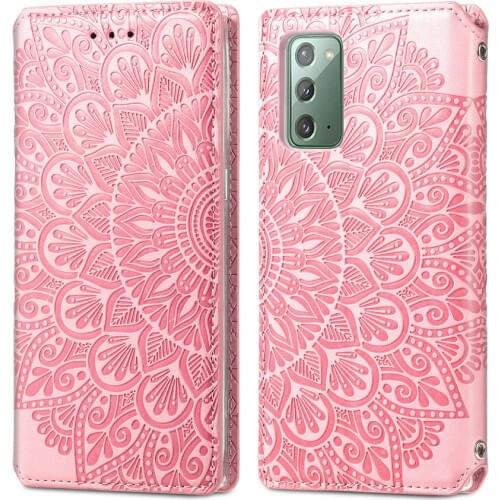 Luxury Bloom Leather Case for Samsung Galaxy A32 A52 A72 5G Wallet Card Holder A51 A71 Soft Cover Shockproof Bag A21S A21 A01