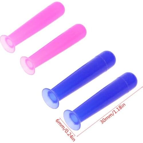 2pcs Handy Silicone Contact Lenses Small Suction Cups Stick RGP Inserter Remover