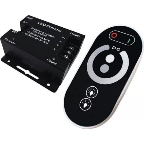 LED RF touch dimmer controller;DC12-24V input;6A*3CH output