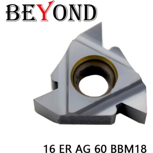BEYOND 16ER AG60 16ER AG55 BBM18 carbide inserts for thread turning tool holder cnc SER SNL lathe tools SER1616 16 ER steel