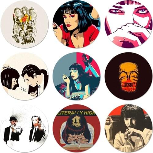 Pulp Fiction kill bill Icons Pins Badge Decoration Brooches Metal Badges For Backpack Decoration