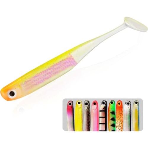 1pcs Fake Fishing Soft Lure 7.5cm 7.4g 10 Colors Wobbler Bass Rig Shiner Carp Silicon Retrival Swimbait Artificial