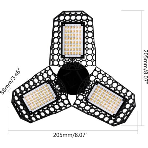 2021 New LED Lamp E27 LED Bulb 40/60/80W Garage Light 110V 220V Deform Light for Workshop