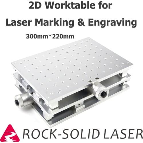2D Worktable 2 Axis Moving Aluminum Workbench DIY Working Part Fiber CO2 Laser Marking Engraving Machine Factory Direct Supply